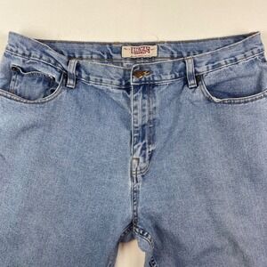 Big Mac Workwear Mens Light Wash Straight Leg Denim Jeans 38x34 100% Cotton